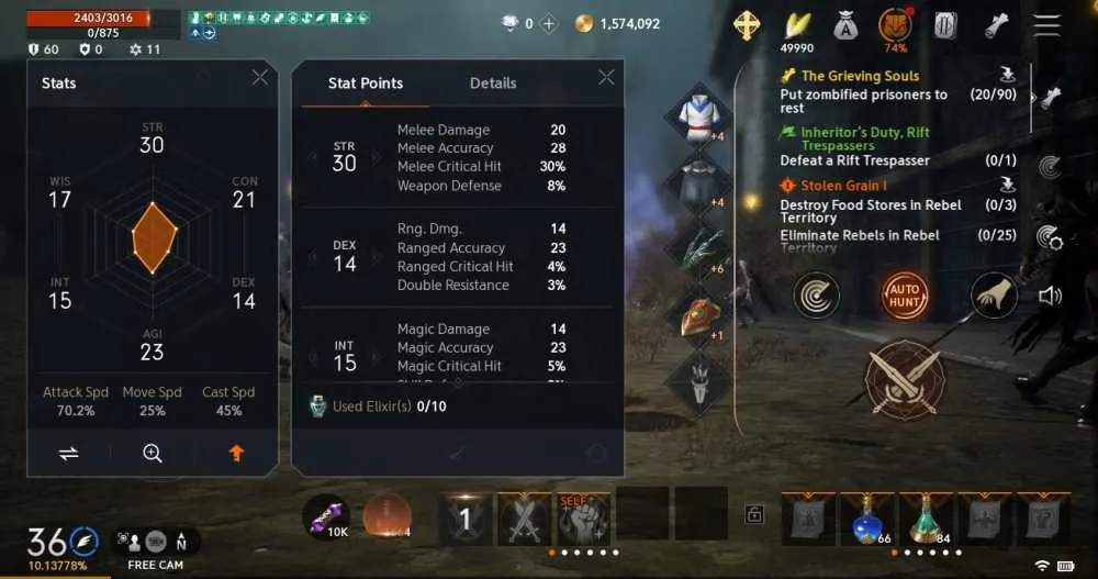 lineage2m stat