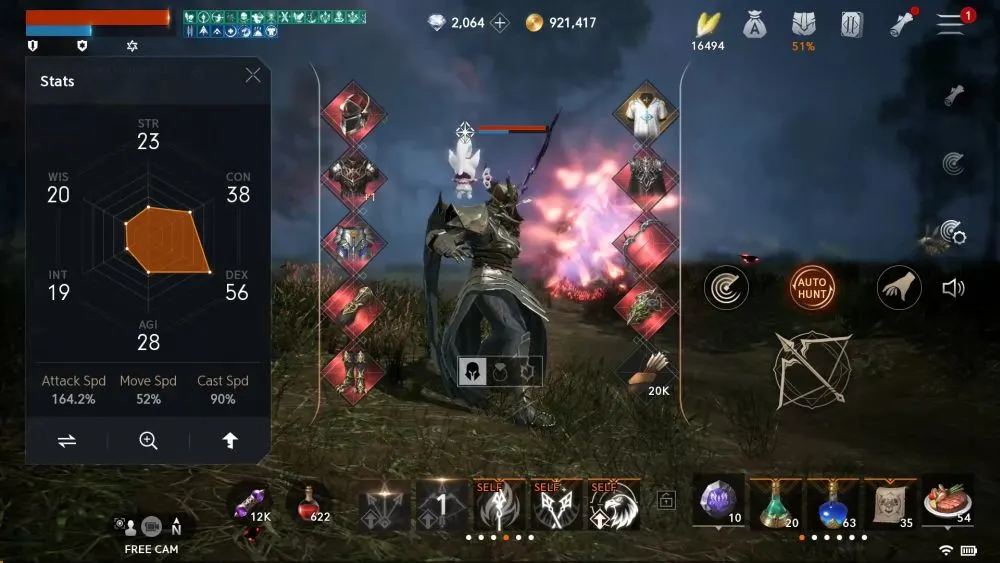 lineage 2m stats bow