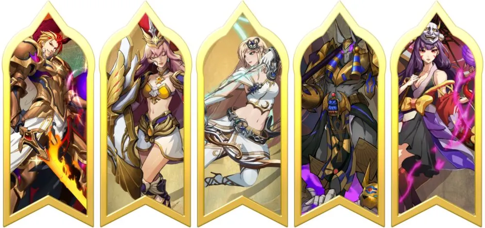 mythic heroes shining darkness team