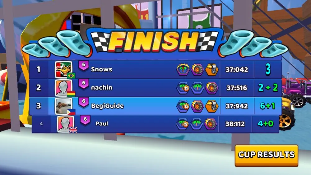 nitro jump racing finish