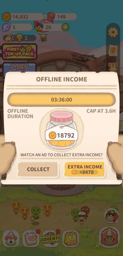resortopia offline income