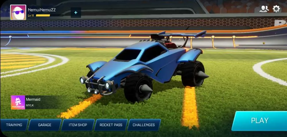 rocket league sideswipe car