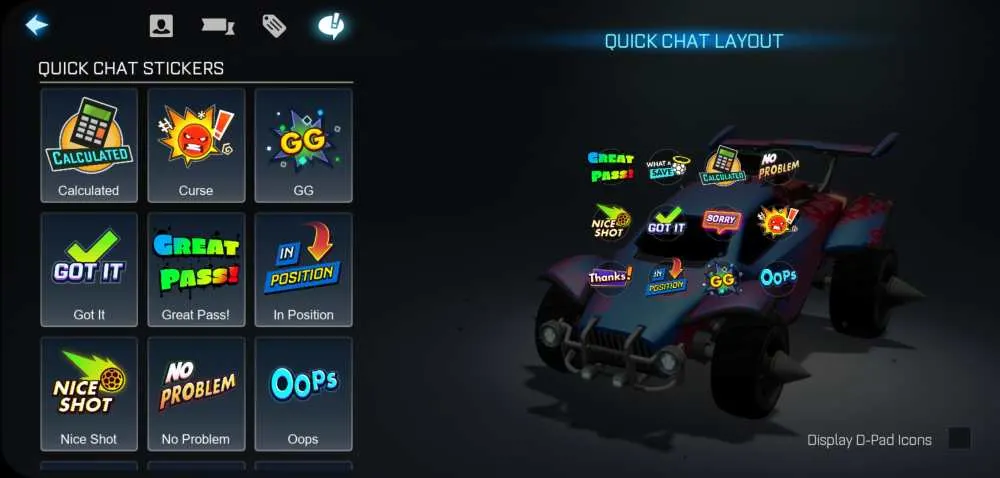 rocket league sideswipe menu 4