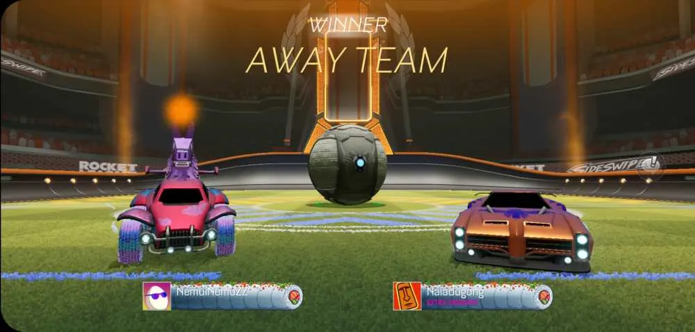 rocket league sideswipe winner