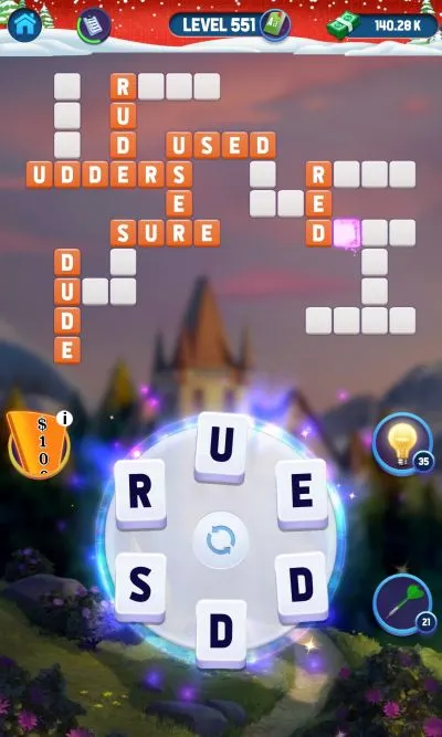 words of fortune level 551 answer