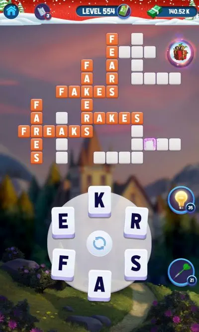 words of fortune level 554 answer