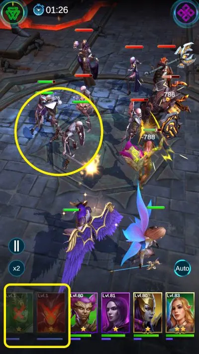 blitz rise of heroes aurelia at work