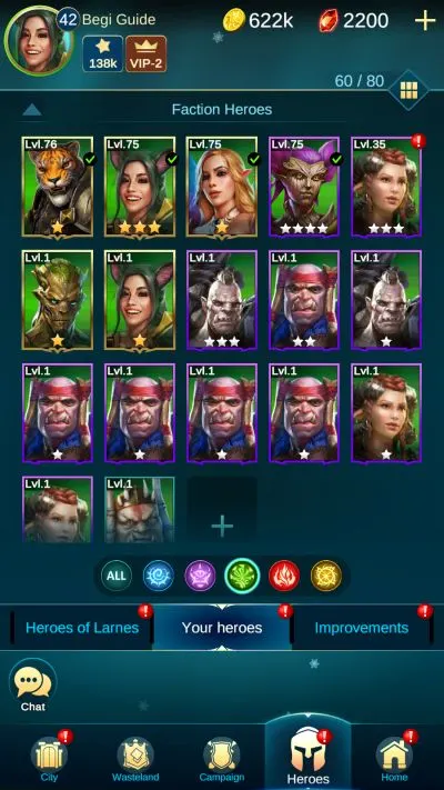 blitz rise of heroes heroes faction