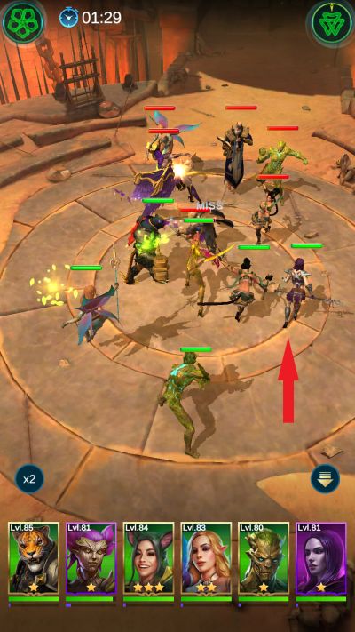 blitz rise of heroes positioning