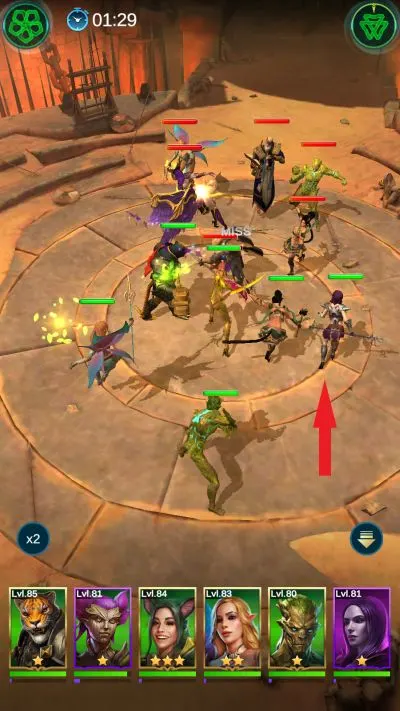 blitz rise of heroes positioning