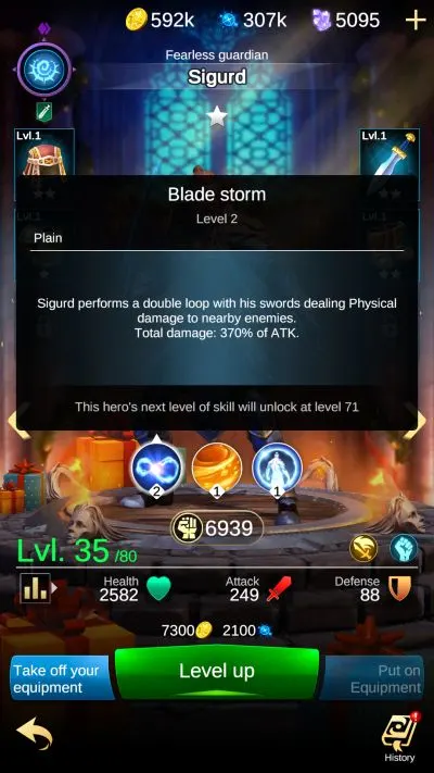 blitz rise of heroes sigurd 2