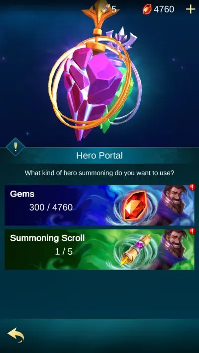 blitz rise of heroes summon portal