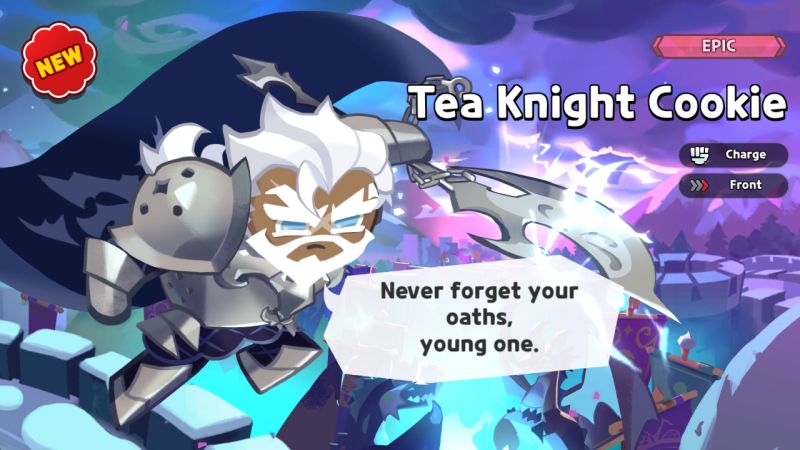 tea knight cookie cookie run kingdom