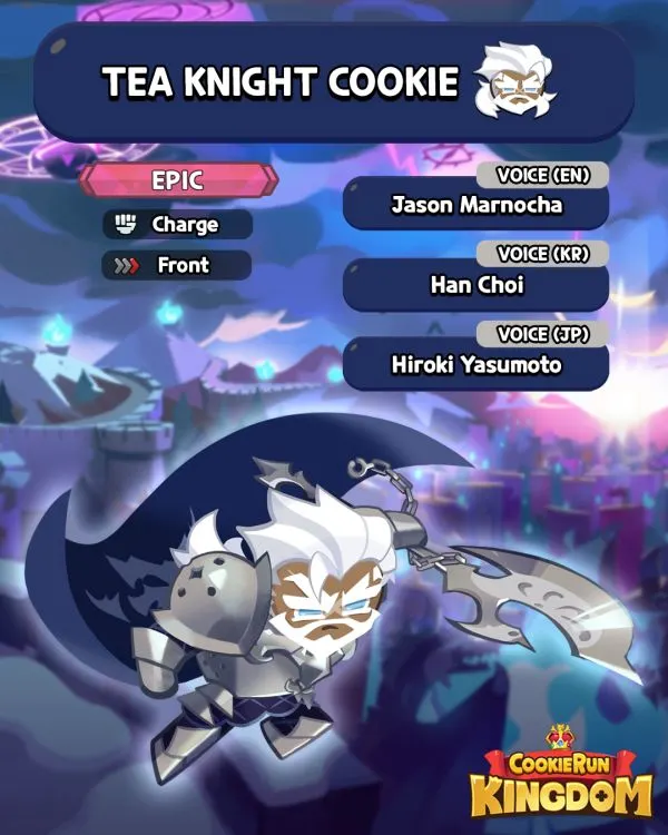 cookie run kingdom tea knight cookie