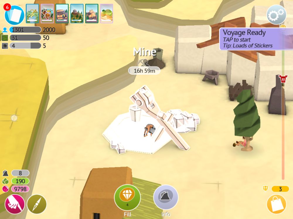 17 hours to mine in godus