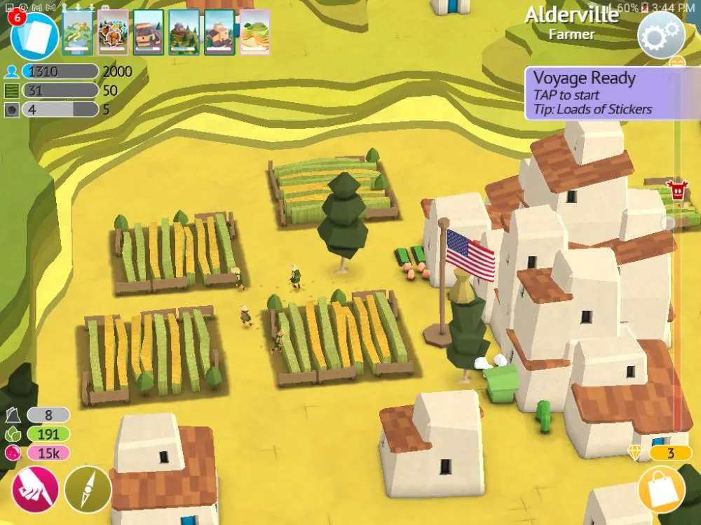 godus american flag