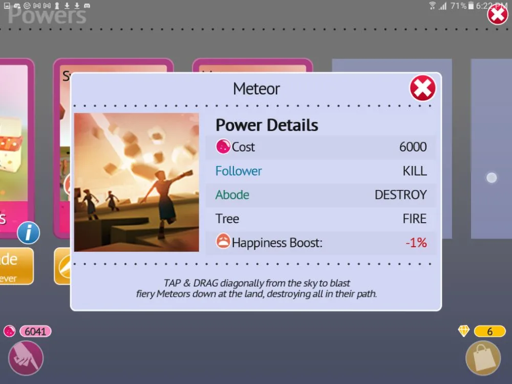 godus meteor