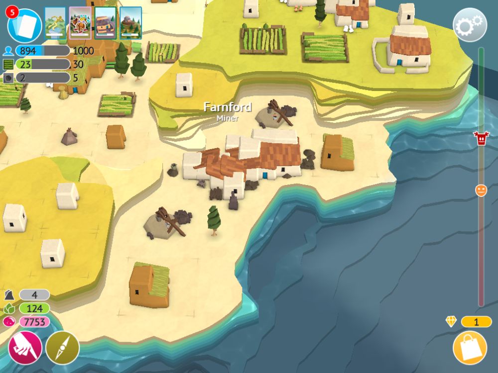 godus mines