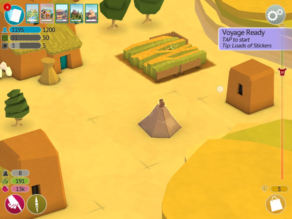 godus noob tent