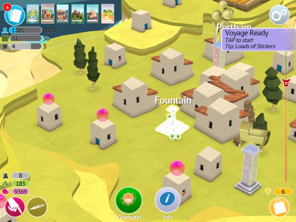 godus party button