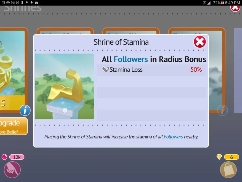 godus shrine of stamina