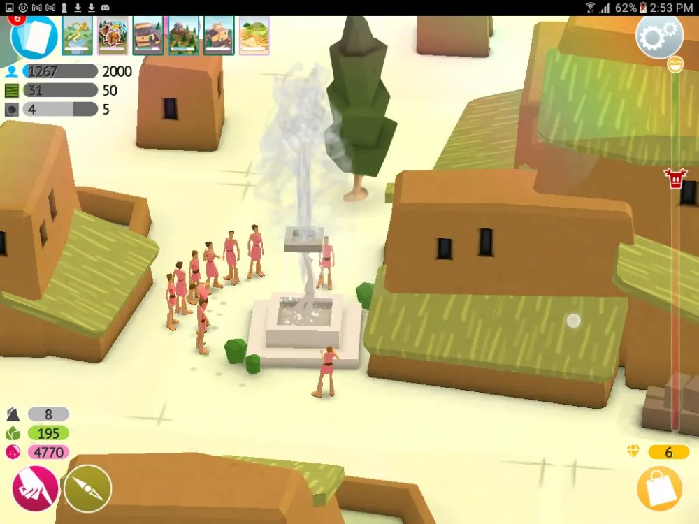 godus starter gem party