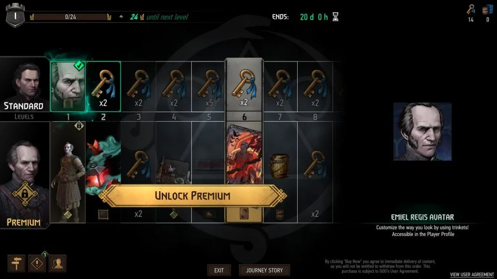 gwent battle pass