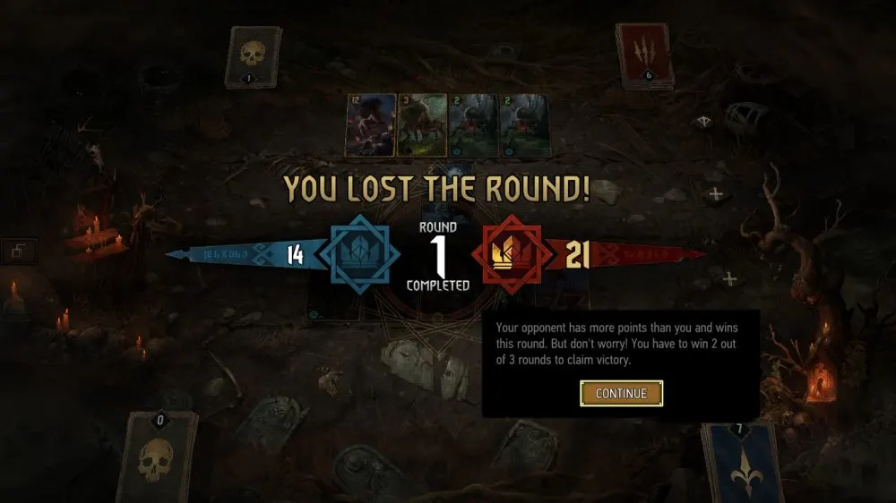 losing in gwent