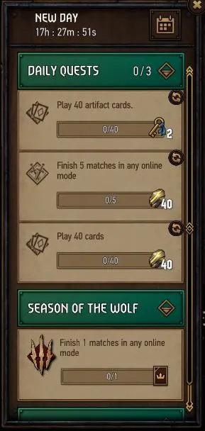 gwent quest