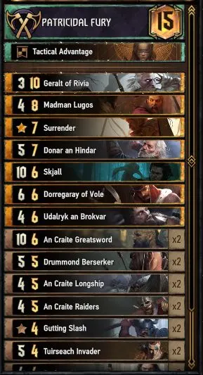 gwent skellige deck