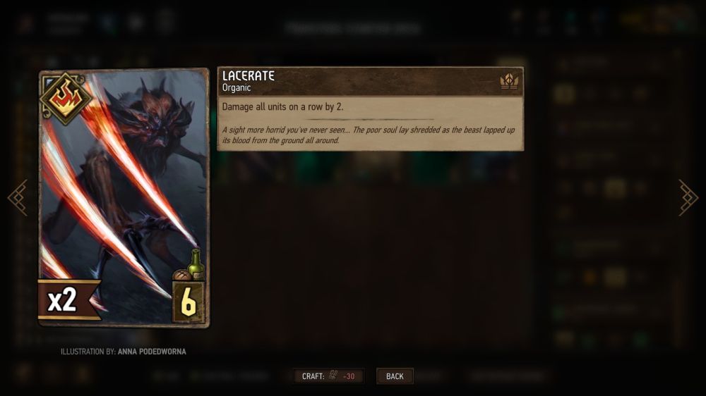 gwent special card