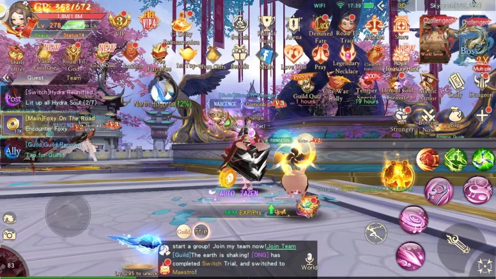 mirage perfect skyline afk meditation