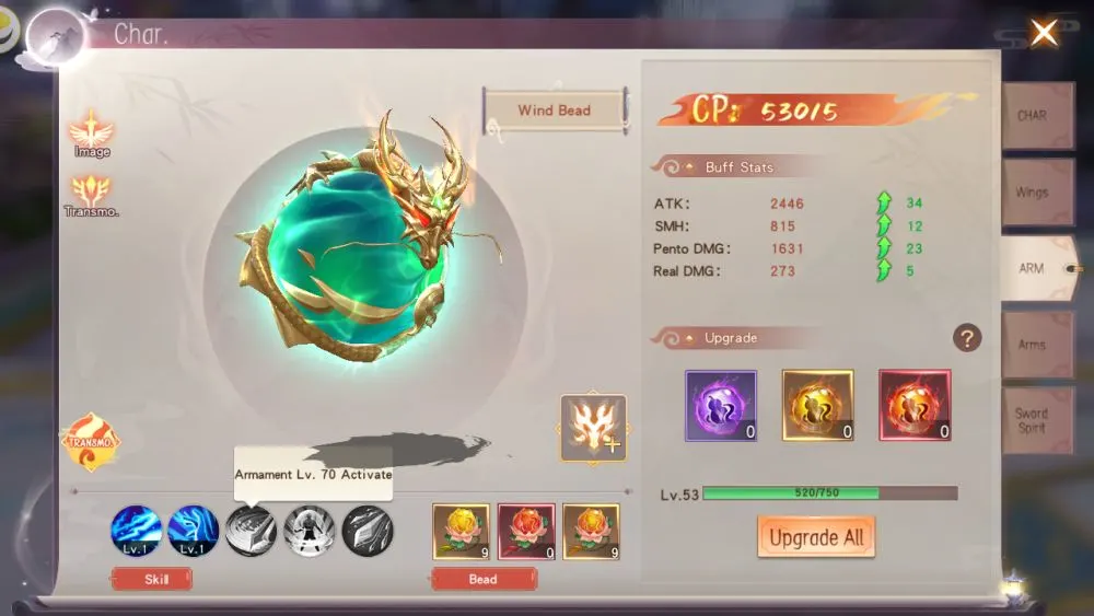 mirage perfect skyline bead