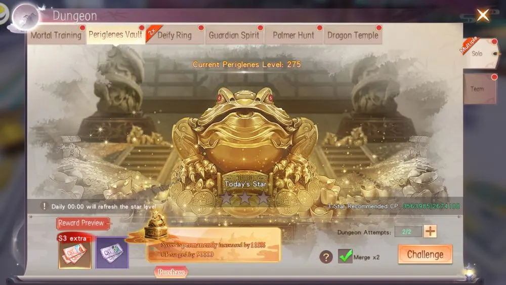 mirage perfect skyline gold toad