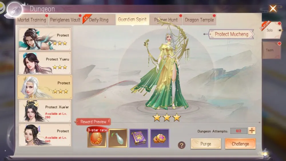 mirage perfect skyline guardian spirit