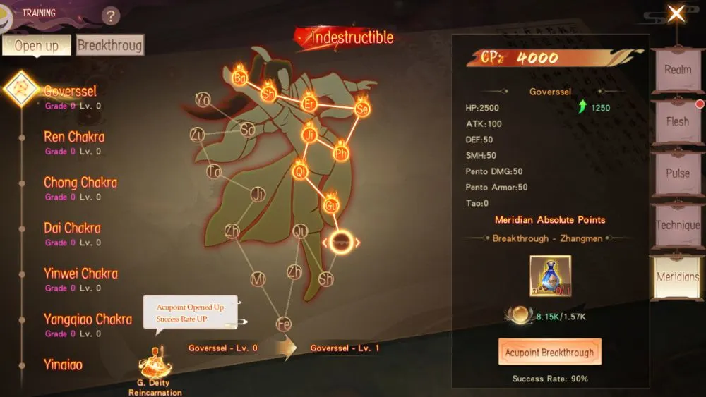 mirage perfect skyline meridians