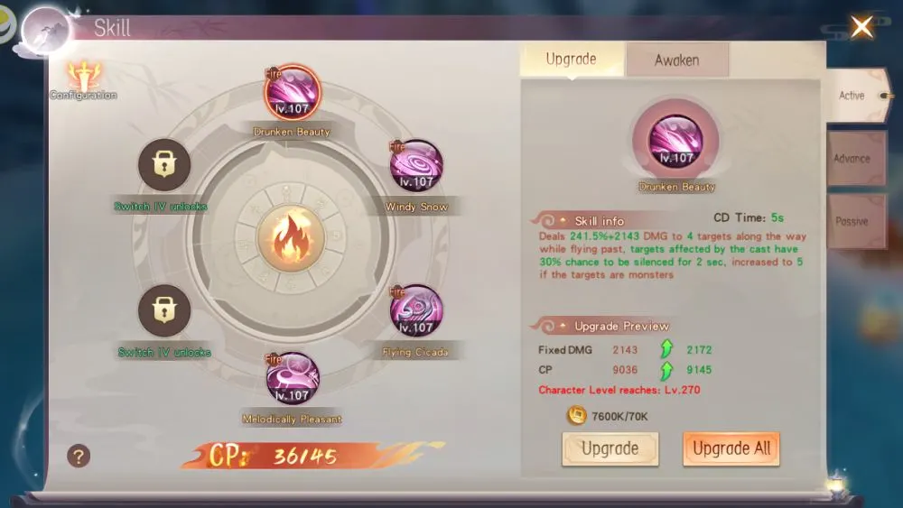 mirage perfect skyline skill tab