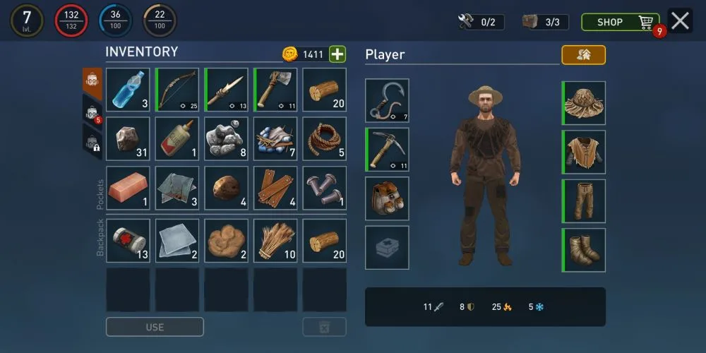 raft survival ocean nomad items