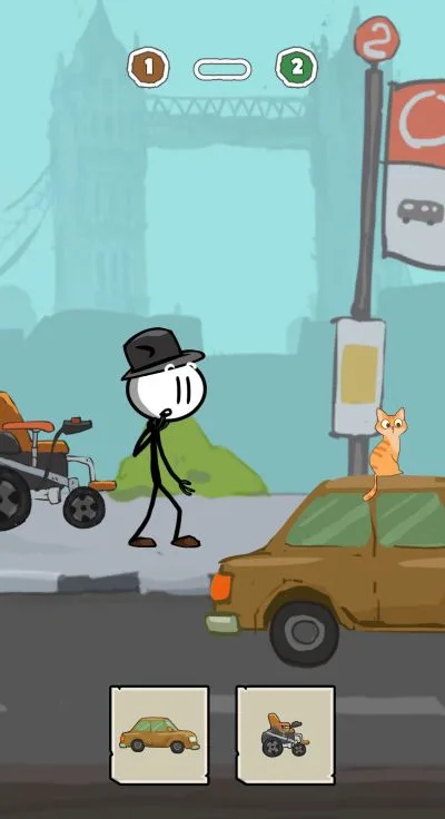 stickman escape choice story level 1 walkthrough