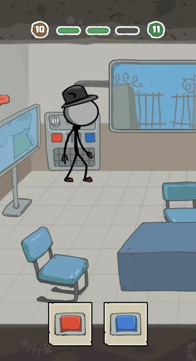 stickman escape choice story level 10-3 walkthrough