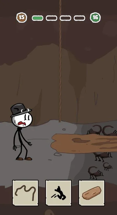 stickman escape choice story level 15-2 walkthrough