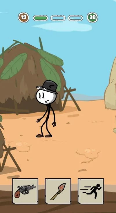 stickman escape choice story level 19-2 walkthrough