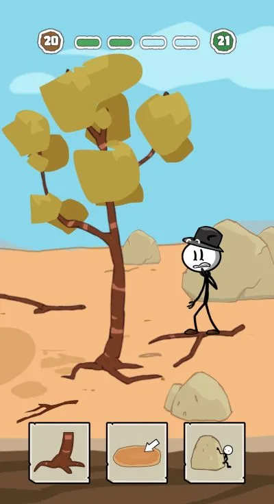 stickman escape choice story level 20-3 walkthrough