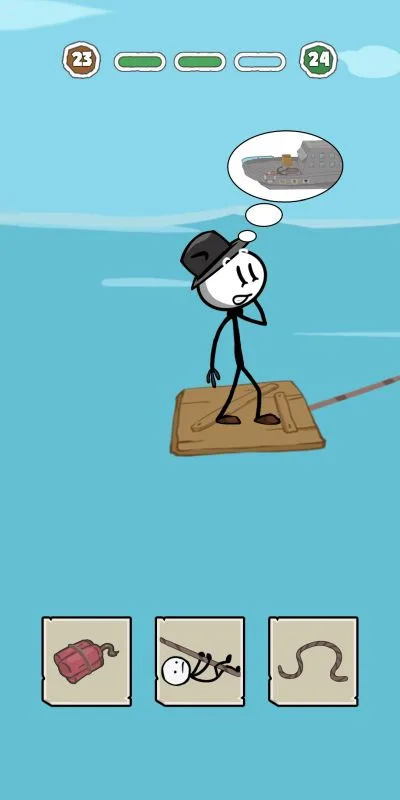 stickman escape choice story level 23-3 walkthrough