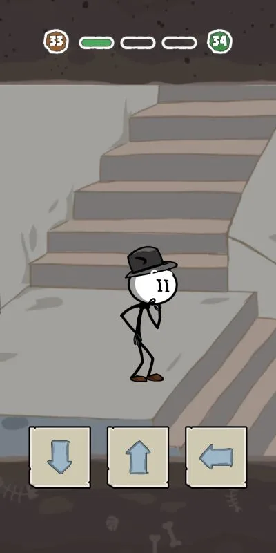 stickman escape choice story level 33-2 walkthrough