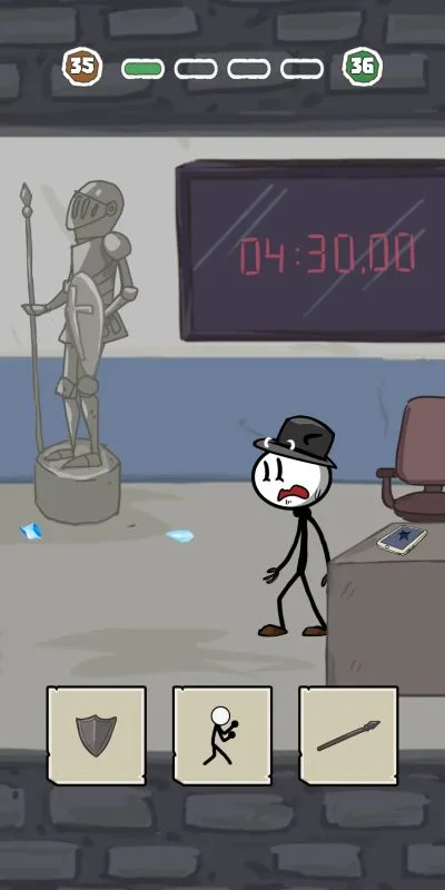 stickman escape choice story level 35-2 walkthrough