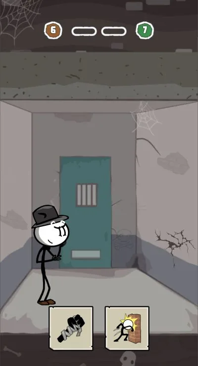 stickman escape choice story level 6-1 walkthrough