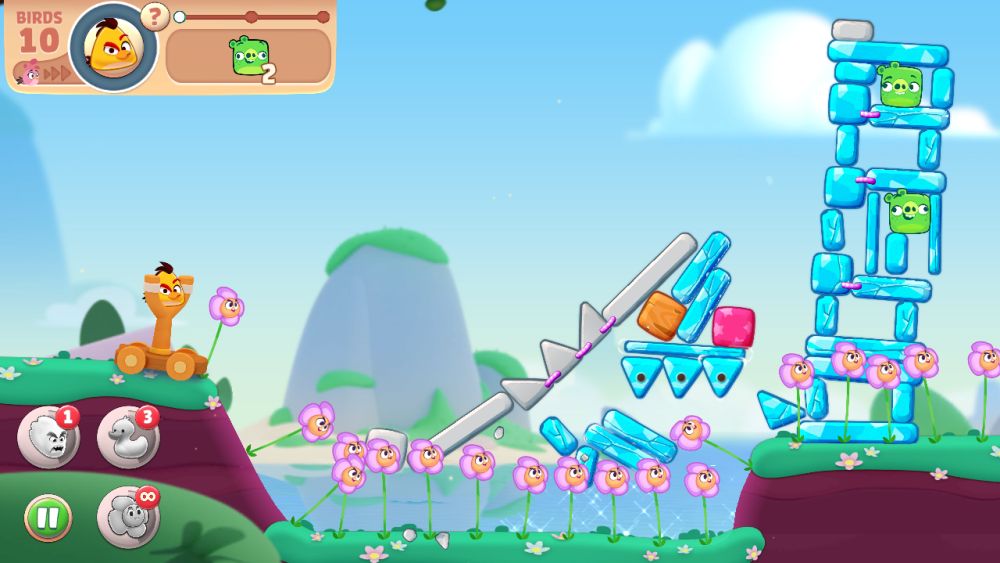 angry birds journey flower