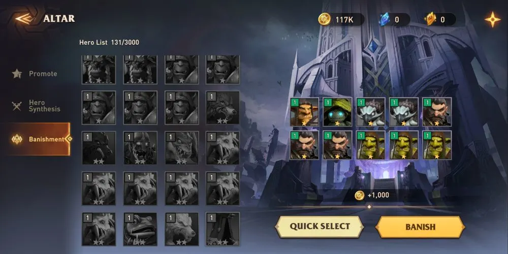 awaken chaos era hero banishment