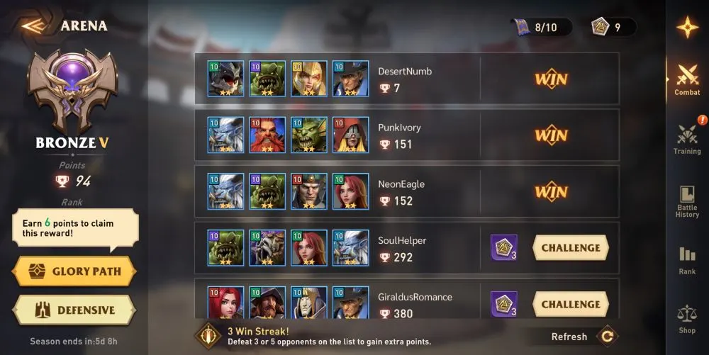 awaken chaos era arena